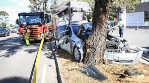 Car crash Chatswood